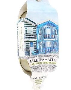 Conserva Filetes de atum com laranja e canela em azeite