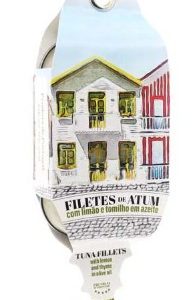 Conserva Filetes de atum com limão e tomilho em azeite